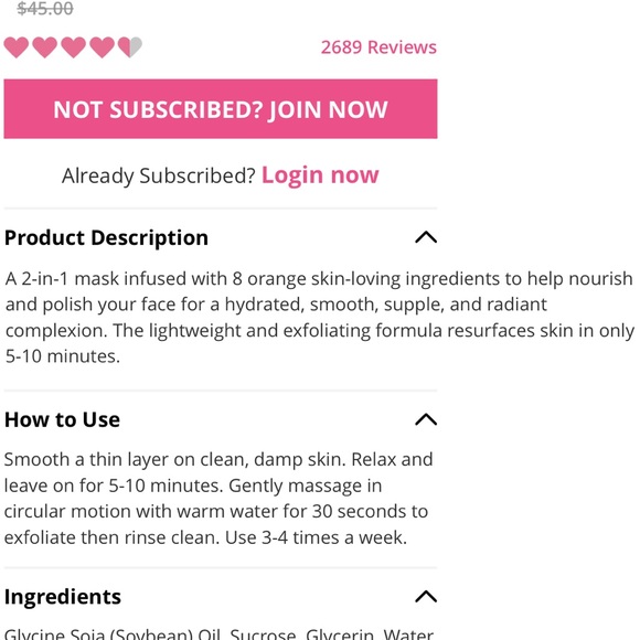 YENSA - Pumpkin Turmeric 2-In-1 Face Mask - Picture 2 of 2